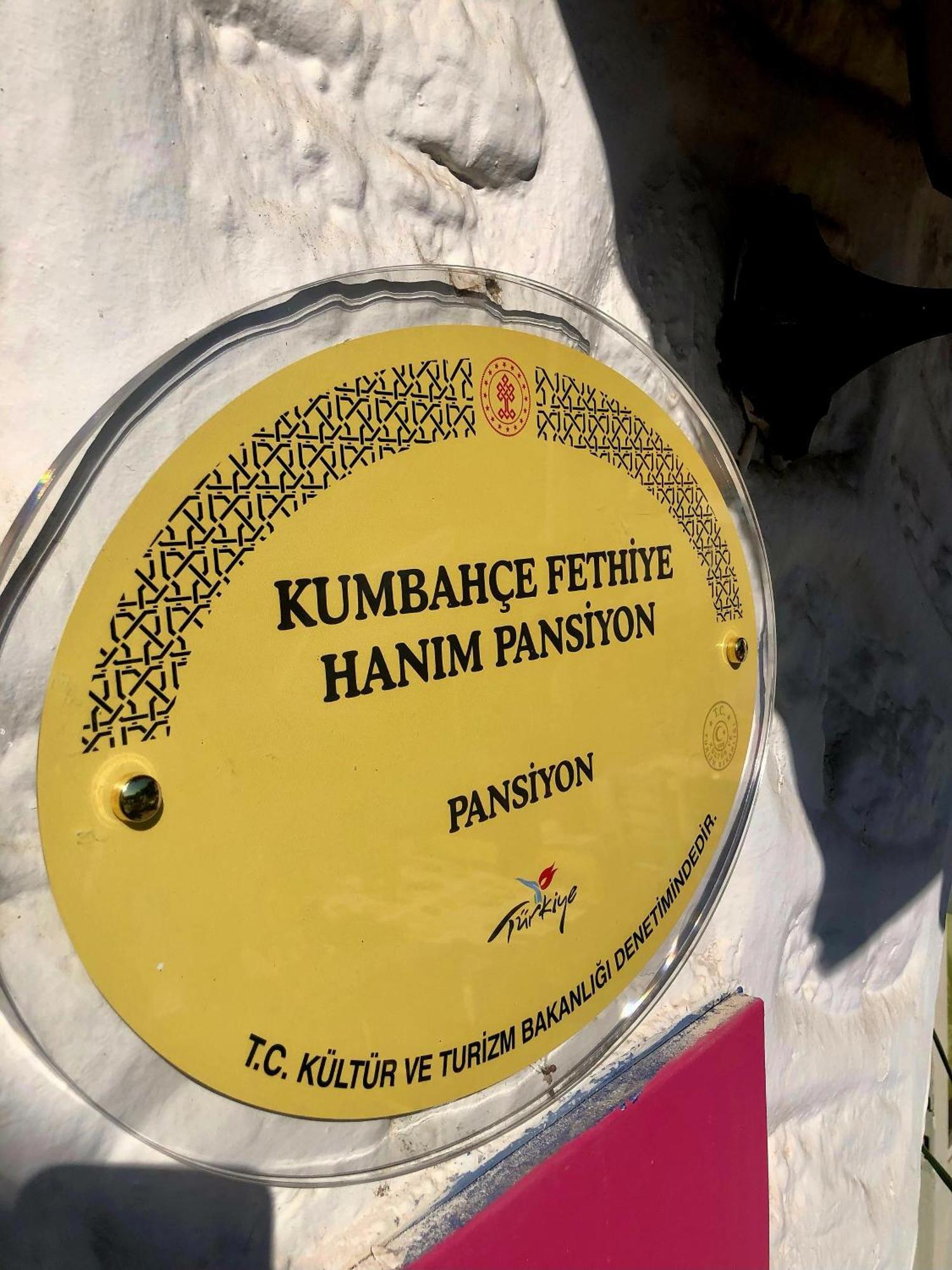 Kumbahce Fethiye Hanim Pansiyon Bodrum Exterior foto